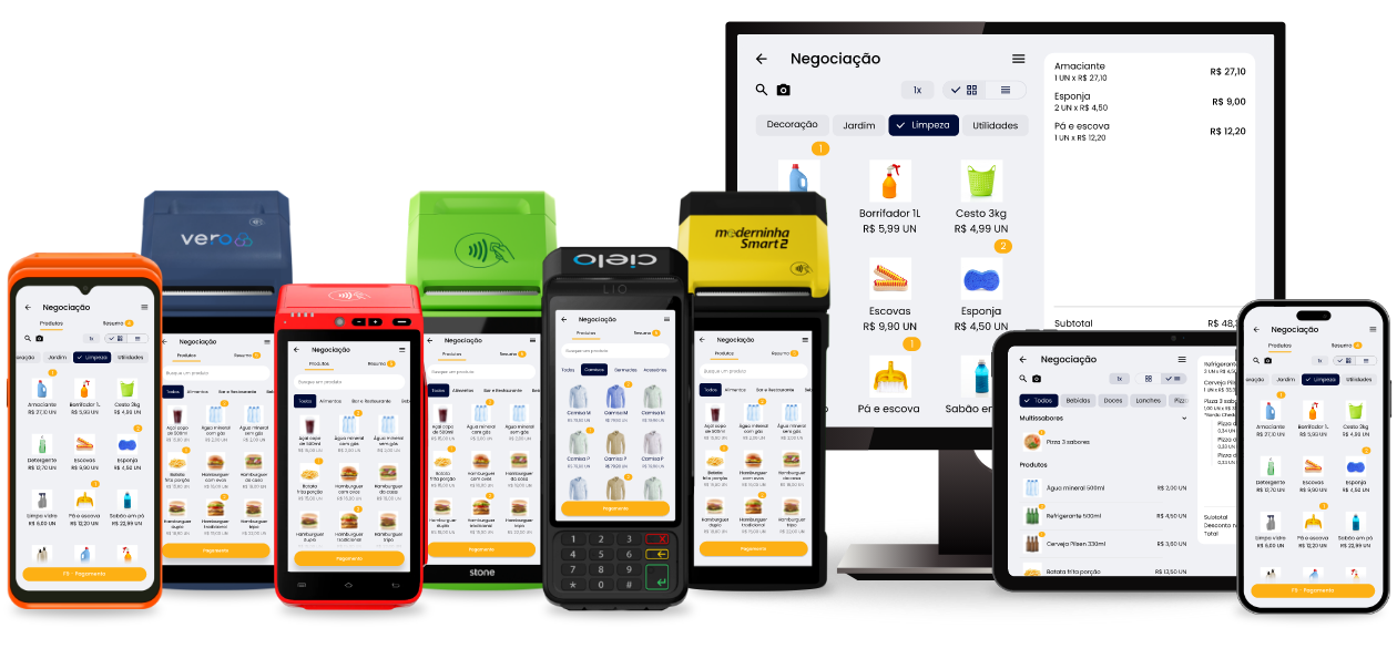 Sistema de Gestão para o Varejo e serviços da HavSoft , sistema adaptado para funcionar em varias plataformas